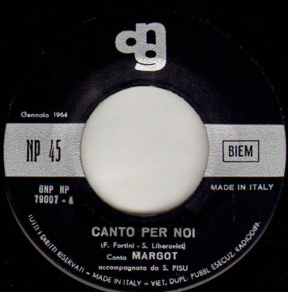 Margot (7) / Anonimo Di Madrid* : Due Canzoni Per Julian Garcia Grimau (7")
