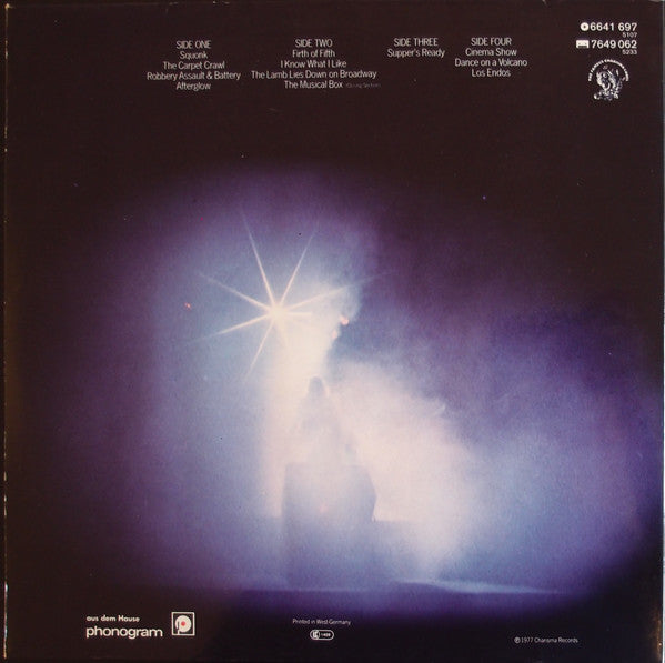 Genesis : Seconds Out (2xLP, Album, Gat)