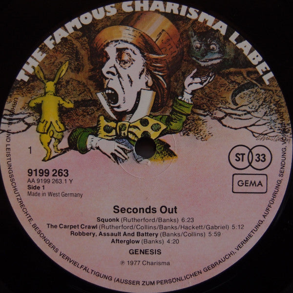 Genesis : Seconds Out (2xLP, Album, Gat)