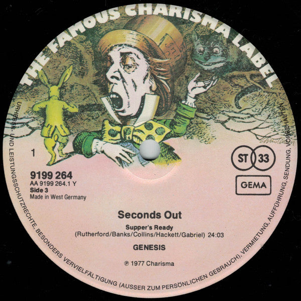 Genesis : Seconds Out (2xLP, Album, Gat)