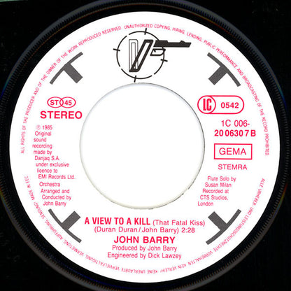 Duran Duran : A View To A Kill (Im Angesicht Des Todes) (7", Single)