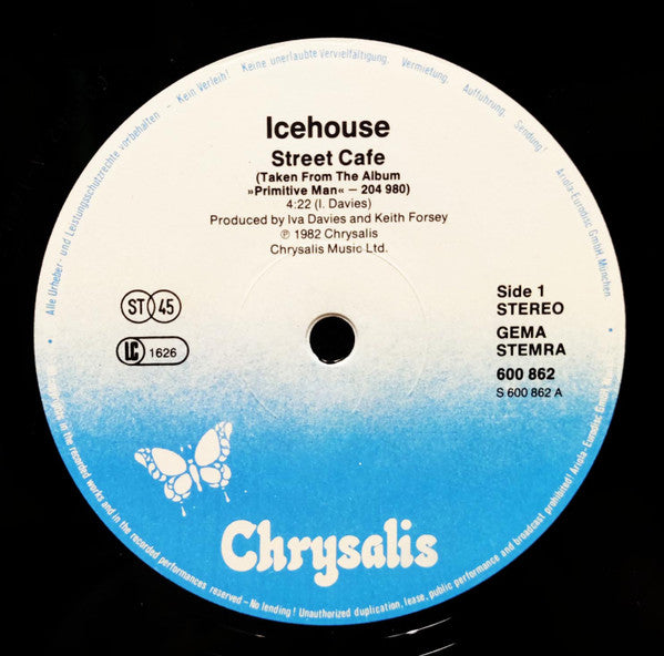 Icehouse : Street Café (12", Maxi)