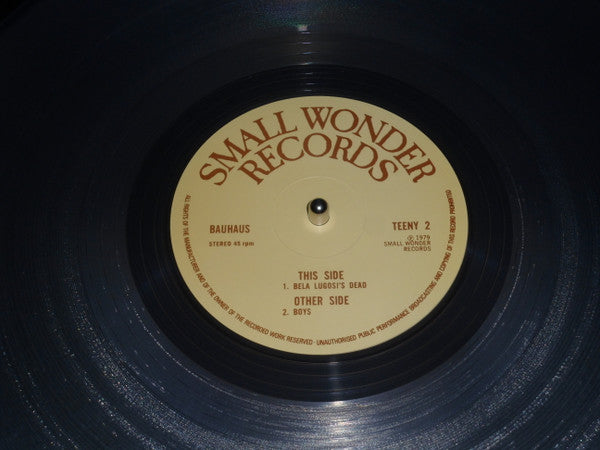 Bauhaus : Bela Lugosi's Dead (12", Single, RE, Cle)