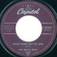 The Beach Boys : Bluebirds Over The Mountain / Never Learn Not To Love (7", Single)