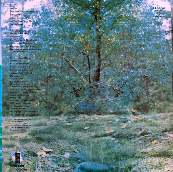 Joni Mitchell : For The Roses (LP, Album, RE)