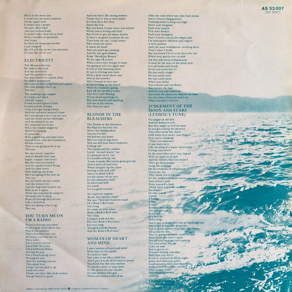 Joni Mitchell : For The Roses (LP, Album, RE)