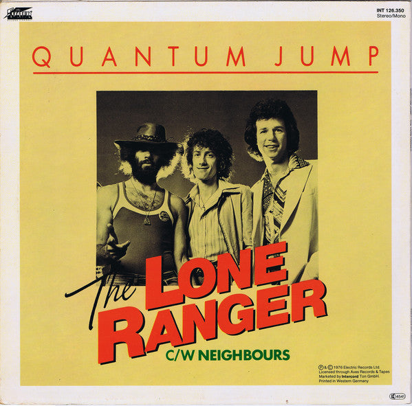 Quantum Jump : The Lone Ranger (12", Maxi, Ltd)