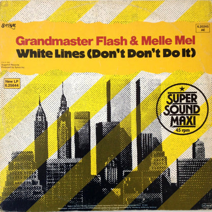 Grandmaster Flash & Melle Mel : White Lines (Don't Don't Do It) (12", Maxi)