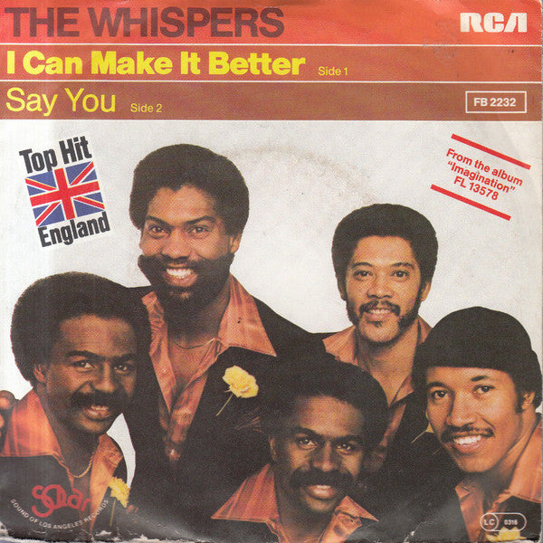 The Whispers : I Can Make It Better (7", Single)
