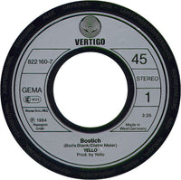 Yello : Bostich / Base For Alec (7", Single)