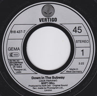 Soft Cell : Down In The Subway (7", Single)