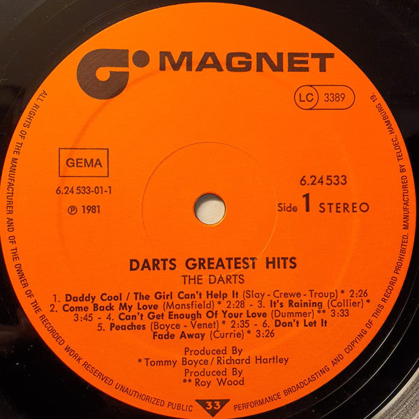 The Darts* : Greatest Hits (LP, Comp)