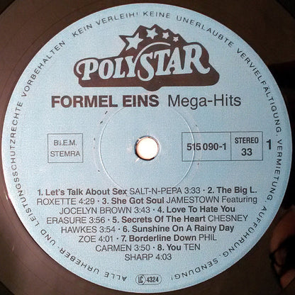 Various : Formel Eins - Mega-Hits! (2xLP, Comp)