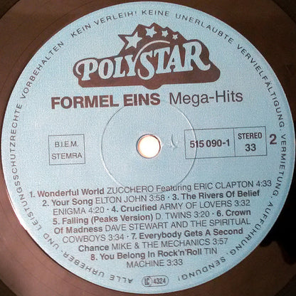 Various : Formel Eins - Mega-Hits! (2xLP, Comp)