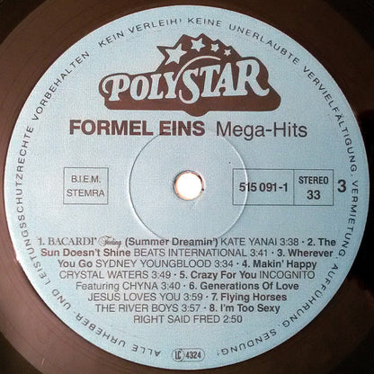 Various : Formel Eins - Mega-Hits! (2xLP, Comp)