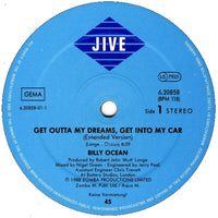 Billy Ocean : Get Outta My Dreams, Get Into My Car (12", Maxi)