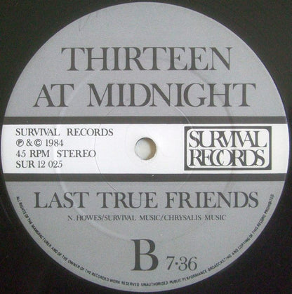 Thirteen At Midnight : Time Is Tight (12", Single)