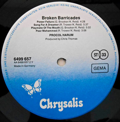 Procol Harum : Broken Barricades (LP, Album, RE)