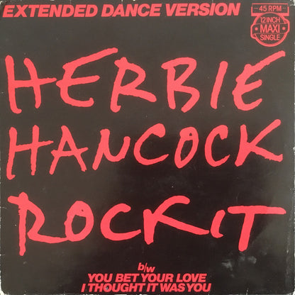 Herbie Hancock : Rockit (Extended Dance Version) (12", Maxi)