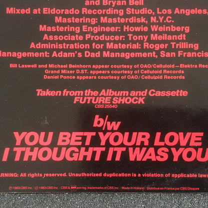 Herbie Hancock : Rockit (Extended Dance Version) (12", Maxi)