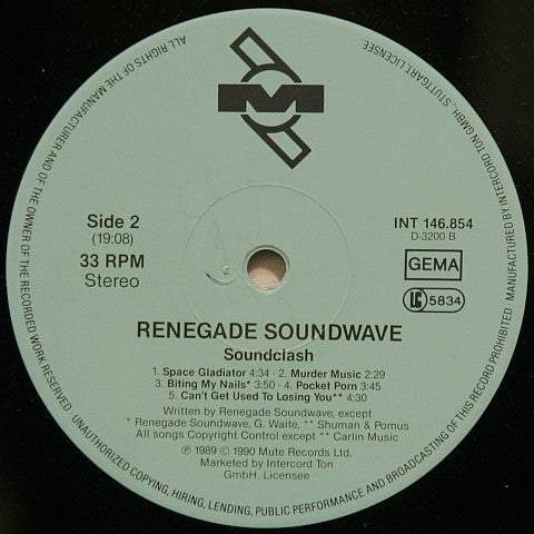 Renegade Soundwave : Soundclash (LP, Album, RE)
