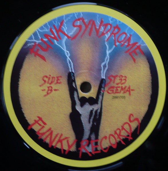 D.J. Fuzzy Supercool* : Funk Syndrome (12", Ltd, Mixed)