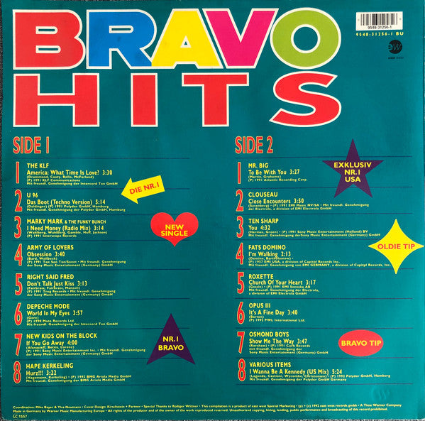 Various : Bravo Hits (LP, Comp)