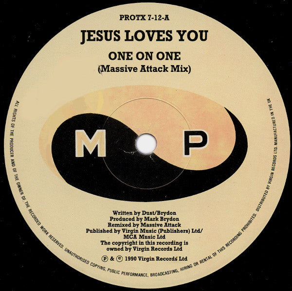 Jesus Loves You : One On One (Massive Attack Mix) (12", Single)