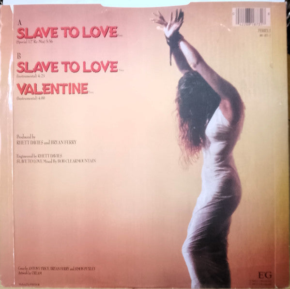Bryan Ferry : Slave To Love (12", Single, Ltd)
