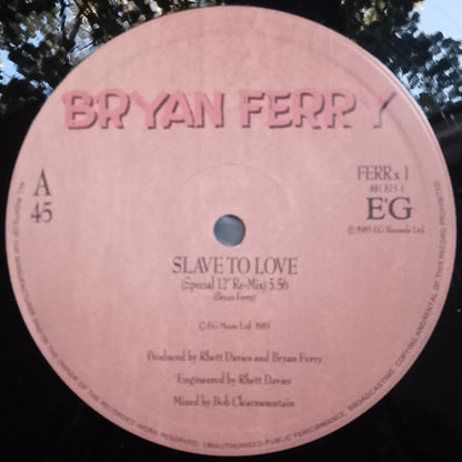 Bryan Ferry : Slave To Love (12", Single, Ltd)