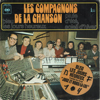 Les Compagnons De La Chanson : Bleu Les Jours Heureux / Pluie D'Été, Soleil D'Hiver (7", Single)