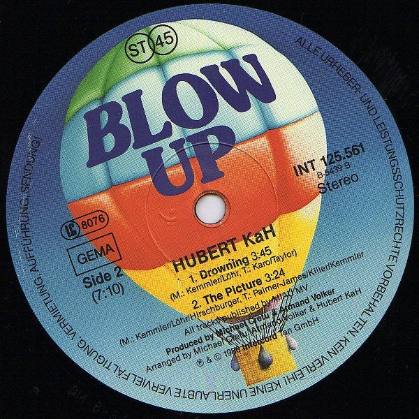 Hubert KaH : Limousine (American Edit) (12", Maxi)