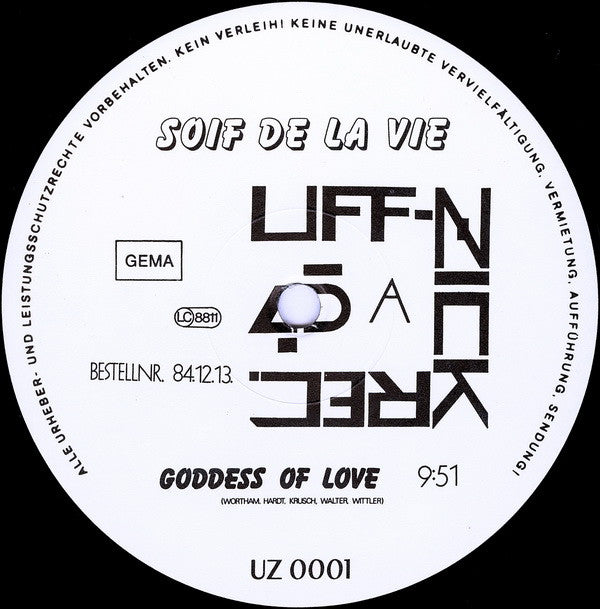 Soif De La Vie : Goddess Of Love (12", Maxi)
