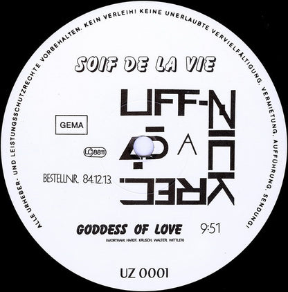 Soif De La Vie : Goddess Of Love (12", Maxi)