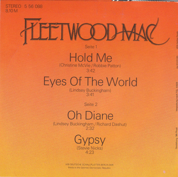 Fleetwood Mac : Fleetwood Mac (7", EP)