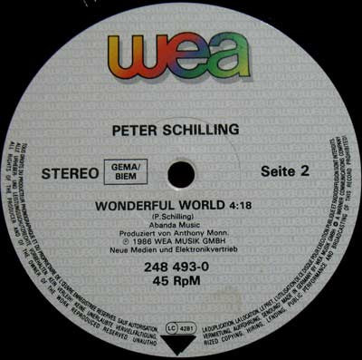 Peter Schilling : Alles Endet Bei Dir (12")