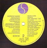 Depeche Mode : People Are People (Different Mix) (12", Maxi)