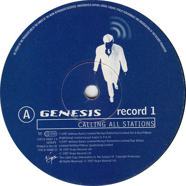 Genesis : ...Calling All Stations... (LP + LP, S/Sided, Etch + Album, Gat)