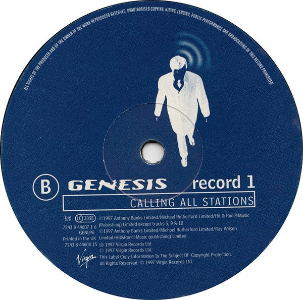 Genesis : ...Calling All Stations... (LP + LP, S/Sided, Etch + Album, Gat)