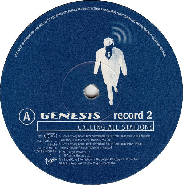 Genesis : ...Calling All Stations... (LP + LP, S/Sided, Etch + Album, Gat)
