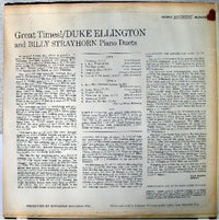Duke Ellington / Billy Strayhorn : Piano Duets (LP, Comp, Mono, RM)