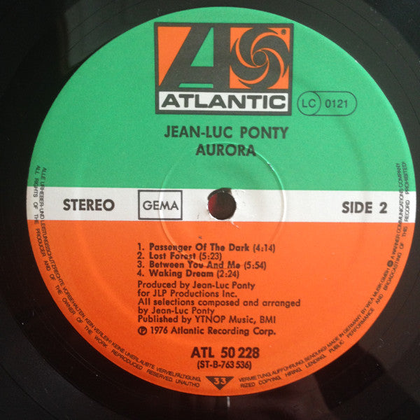 Jean-Luc Ponty : Aurora (LP, Album)