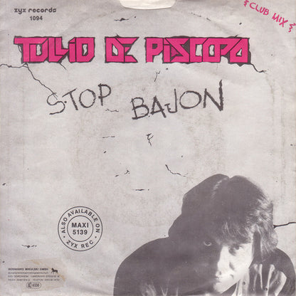 Tullio De Piscopo : Stop Bajon (Club Mix) (7", Single)