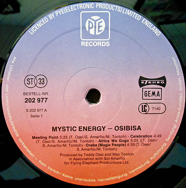 Osibisa : Mystic Energy (LP, Album)