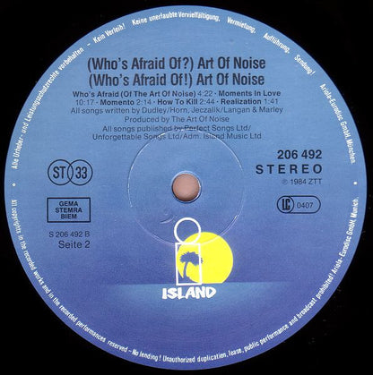 The Art Of Noise : (Who's Afraid Of?) The Art Of Noise (LP, Album)