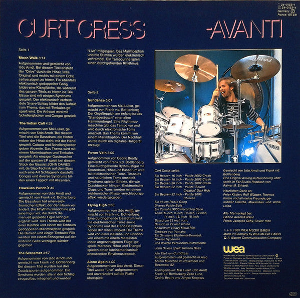 Curt Cress : Avanti (LP, Album, RP)