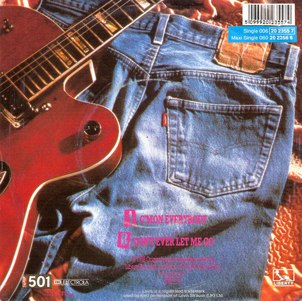 Eddie Cochran : C'Mon Everybody (7", Single, Mono)