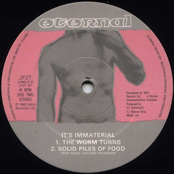 It's Immaterial : White Mans Hut (12")