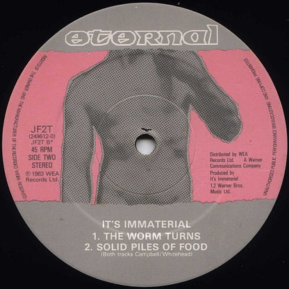 It's Immaterial : White Mans Hut (12")