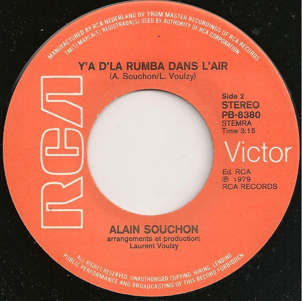 Alain Souchon : Bidon (7", Single)